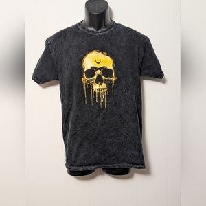 Men's The Rock Orchestra Black Skull Graphic Music Band T-Shirt Size Medium